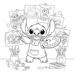 coloriage Professeur pour primaire
