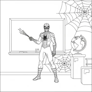 coloriage Professeur à imprimer gratuitement