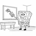 coloriage Professeur gratuit pour enfants