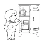 coloriage Retour à L’école en ligne pour enfant