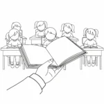 coloriage Retour à L’école pour enfant de 10 ans