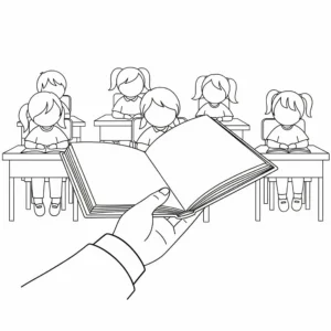 coloriage Retour à L’école pour enfant de 10 ans