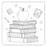 coloriage Retour à L’école pour bebe a imprimer