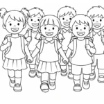 coloriage Retour à L’école et apprentissage