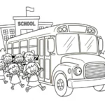 coloriage Retour à L’école à imprimer gratuit