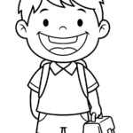 a imprimer coloriage Retour à L’école gratuit