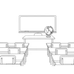 coloriage Retour à L’école à imprimer pour enfant de 7 ans