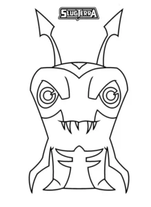 coloriage Slugterra à imprimer kawaii
