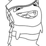 image de coloriage Slugterra pour enfant
