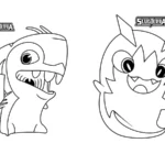 coloriage Slugterra à imprimer pour enfant de 3 ans