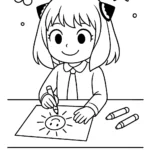coloriage Spy x Family gratuit pour enfants