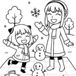 image pour coloriage Spy x Family enfant
