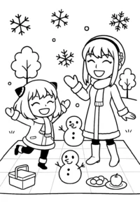 image pour coloriage Spy x Family enfant