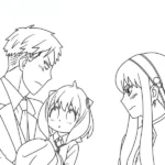 coloriage Spy x Family pour enfant à imprimer