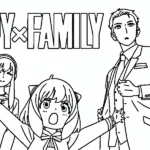 coloriage Spy x Family gratuit pour enfants