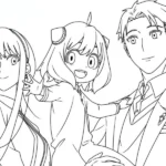 imprimer coloriage Spy x Family pour enfant