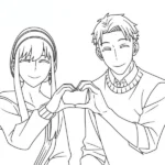 coloriage Spy x Family à imprimer