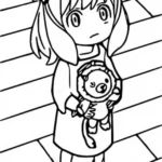 coloriage Spy x Family à imprimer pour enfant de 10 ans