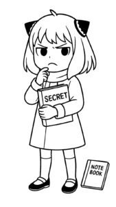 coloriage Spy x Family et dessin a imprimer