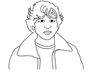 coloriage Stranger Things educatif pour enfant