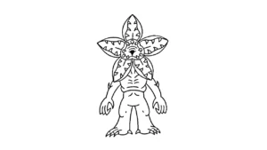 coloriage Stranger Things pour enfant de 4 ans