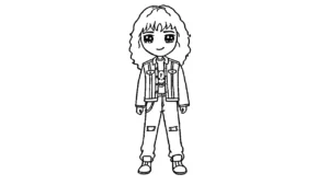 coloriage Stranger Things à imprimer gratuitement