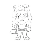 coloriage Stranger Things d
