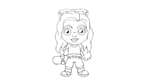 coloriage Stranger Things d