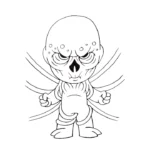 coloriage Stranger Things d