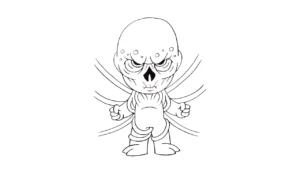 coloriage Stranger Things d
