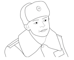 coloriage Stranger Things pour enfants à imprimer
