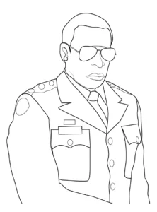 coloriage Stranger Things à imprimer pour enfant de 2 ans