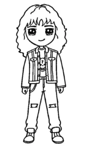 coloriage Stranger Things en ligne pour enfant