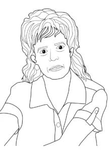 coloriage Stranger Things à imprimer pour enfant de 8 ans