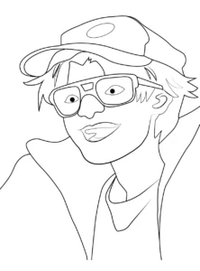 coloriage Stranger Things pour enfant gratuit