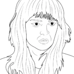 coloriage Stranger Things a imprimer gratuit
