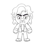 coloriage Stranger Things gratuit a imprimer