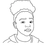 coloriage Stranger Things à imprimer pour enfant de 2 ans