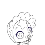 coloriage Teenieping et découpage à imprimer