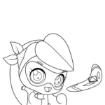 coloriage Teenieping à imprimer pour enfant de 2 ans