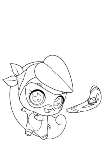 coloriage Teenieping à imprimer pour enfant de 2 ans