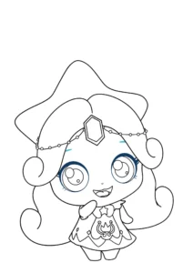 coloriage Teenieping et decoupage