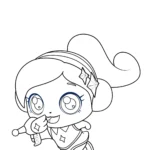 coloriage Teenieping à imprimer pour enfant de 6 ans