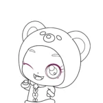 coloriage Teenieping à imprimer pour enfant de 9 ans