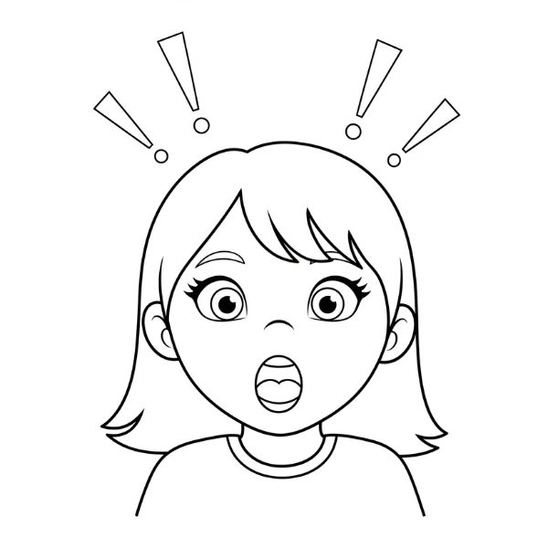 Tranh tô màu Visage