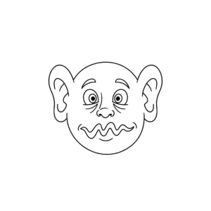 coloriage Visage gratuit à imprimer