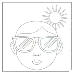 a imprimer coloriage Visage gratuit