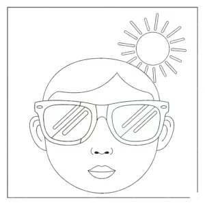 a imprimer coloriage Visage gratuit