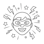 a imprimer coloriage Visage gratuit