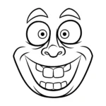 imprimer coloriage Visage pour enfant
